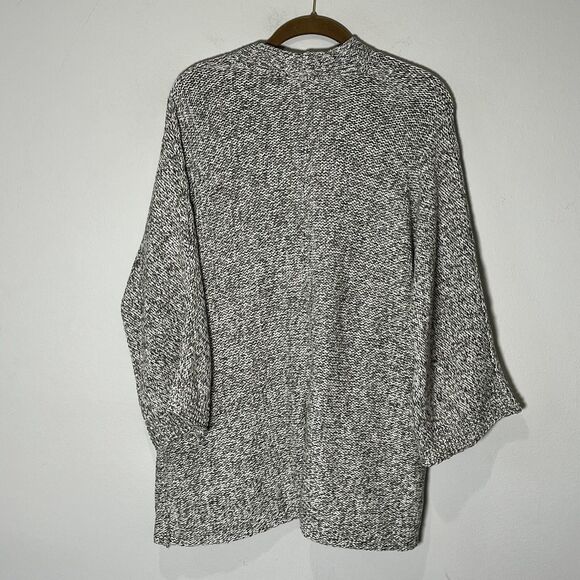 J Jill Pure Jill Cardigan Women’s Medium Green Two Toned Marled Knit Beachy - Picture 2 of 9